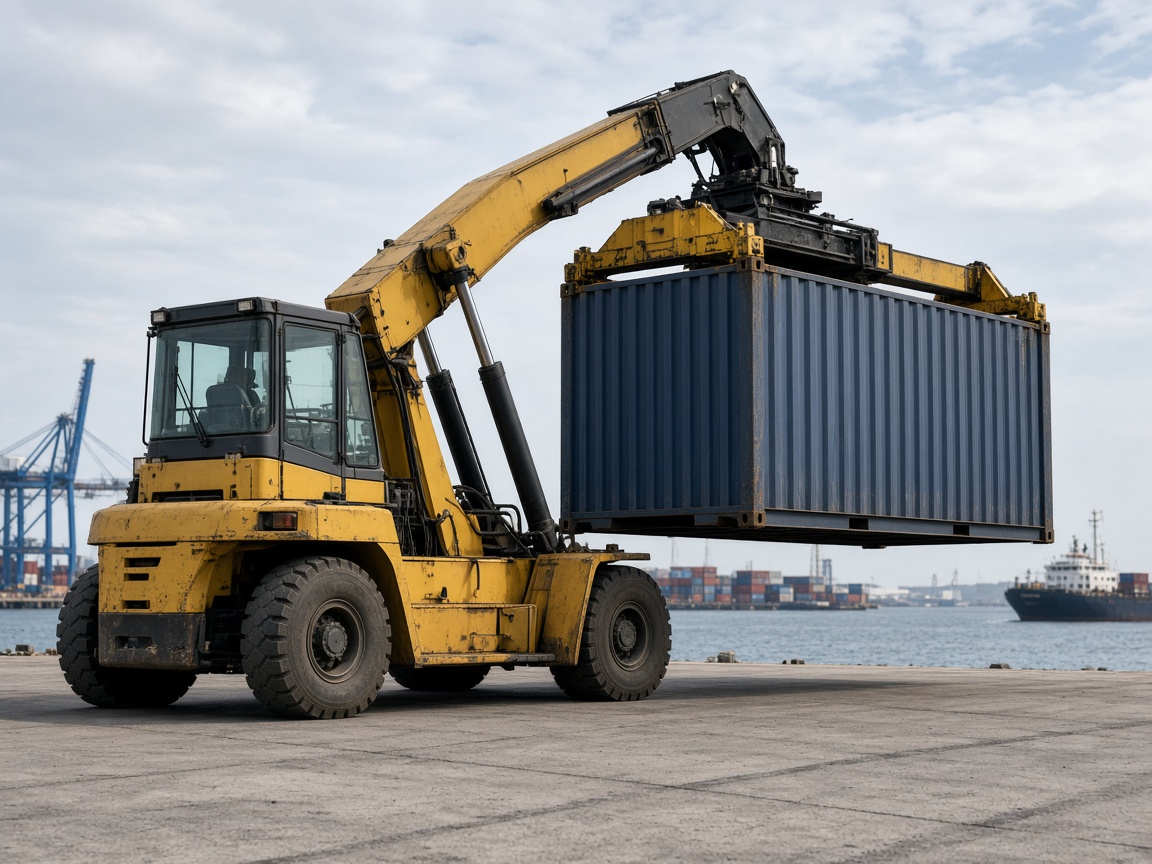 Reach stacker